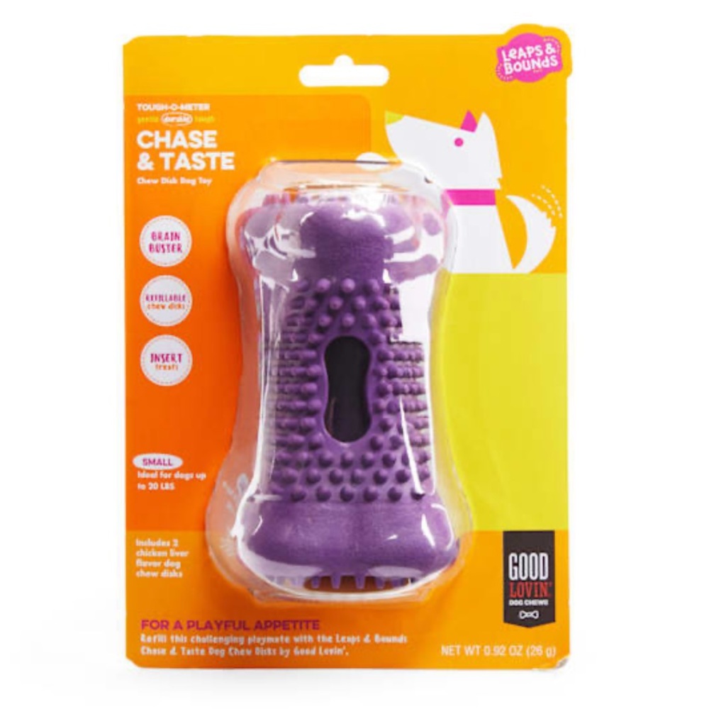 Leaps & Bounds Tube Treat Dog Toy (S)